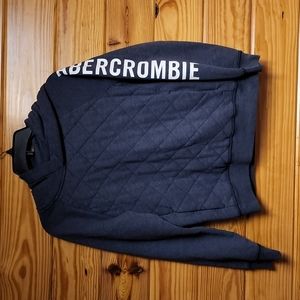 Boys Quilted front Abercrombie hoodie